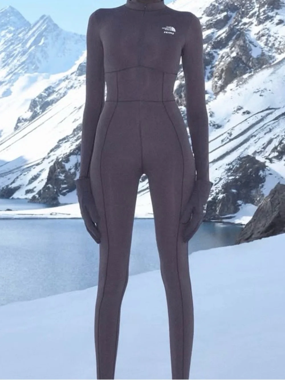 The North Face Women's Brown Thermal Jumpsuit